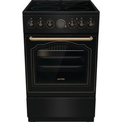 Keraamiline pliit, Gorenje, 50cm, retro must