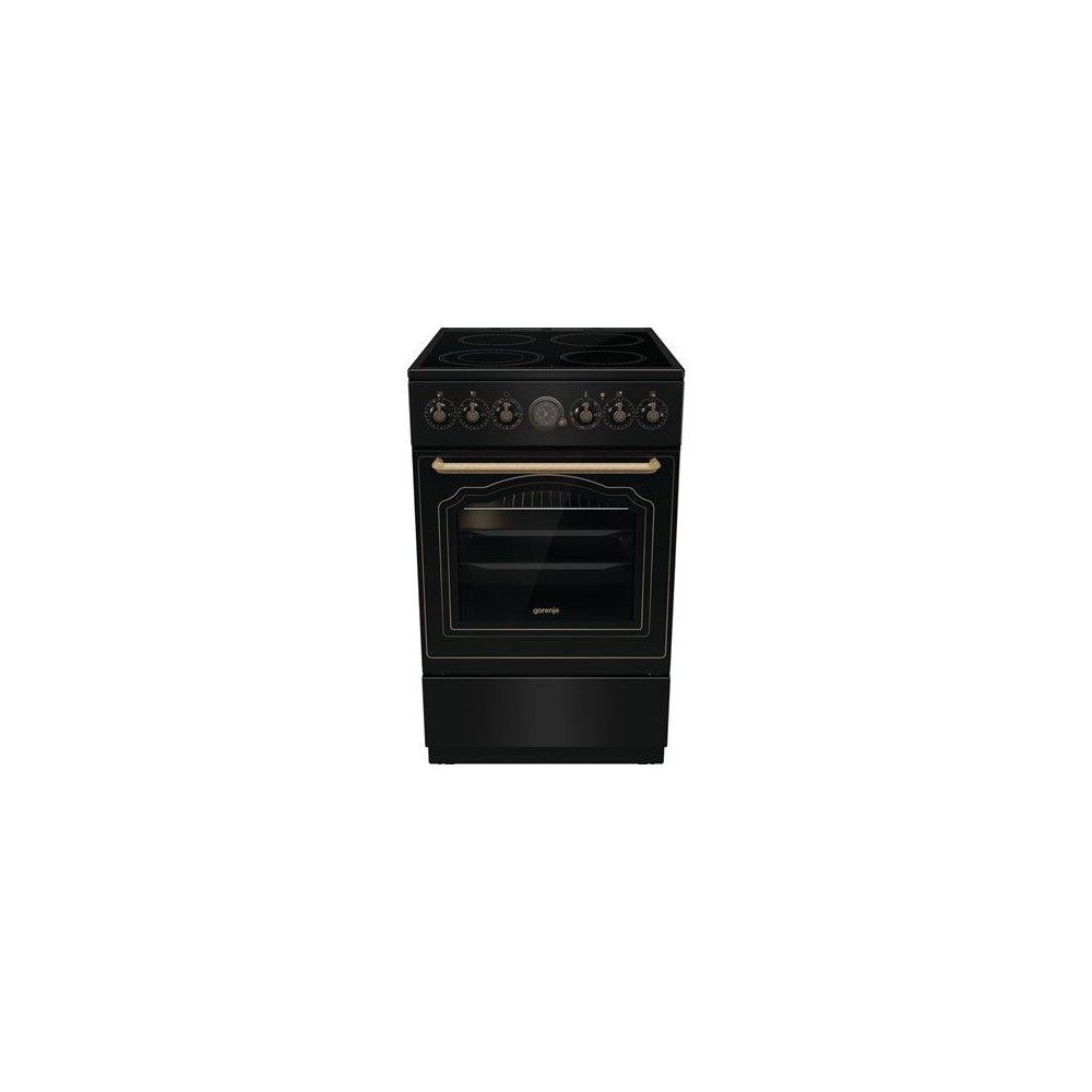 Keraamiline pliit, Gorenje, 50cm, retro must Keraamiline pliit, Gorenje, 50cm, retro must