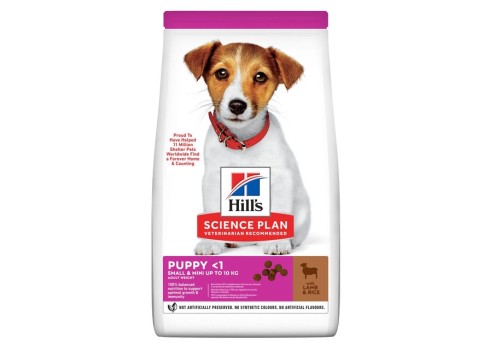 Hill's Science Plan Small&Mini kutsikatele lambaliha ja riisiga 1,5kg