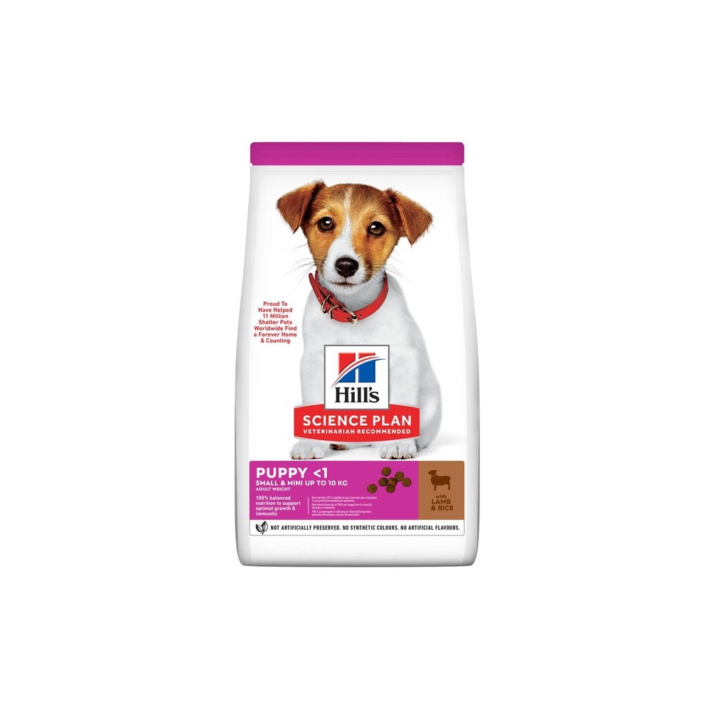 Hill's Science Plan Small&Mini kutsikatele lambaliha ja riisiga 1,5kg