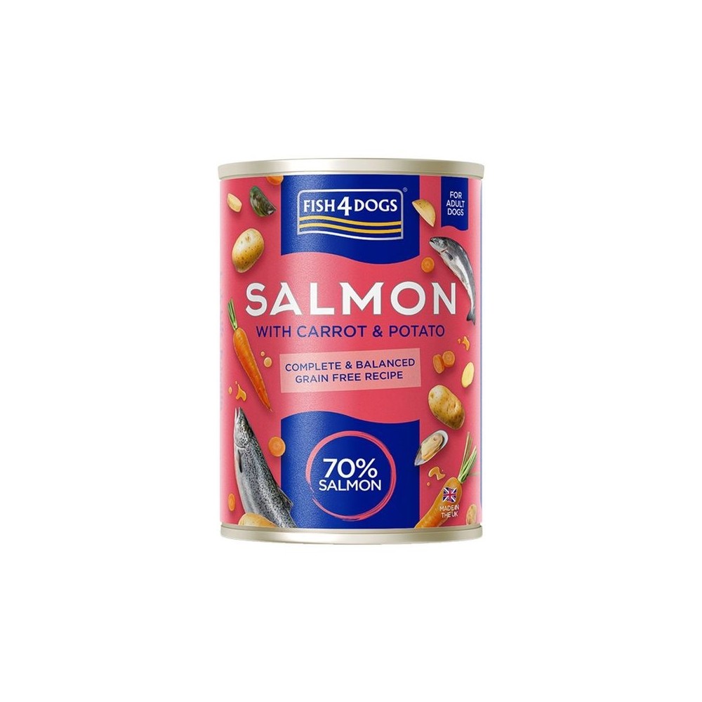 Fish4Dogs konserv koertele lõhe-porgand-kartul 395g