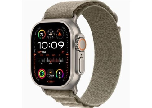 Apple Watch Ultra 2 Cellular, 49mm Olive Alpine Loop - Small