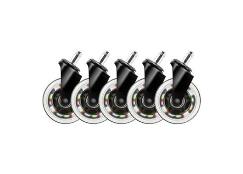 Tarvik Deltaco kummi rattad toolile 5tk RGB