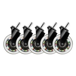 Tarvik Deltaco kummi rattad toolile 5tk RGB