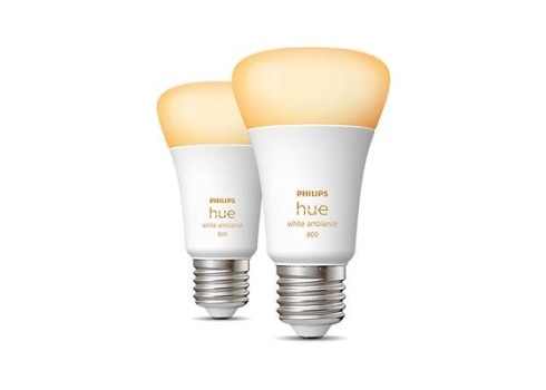 Philips Hue Warm-to-cool 6W A60 E27 2pcs EUR