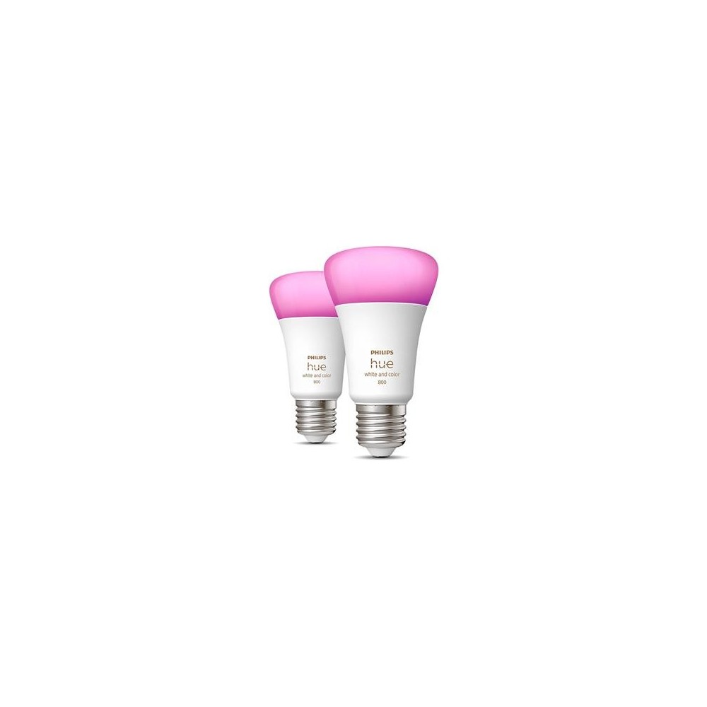 Philips Hue Colored 6.5W A60 E27 2pcs EUR Philips Hue Colored 6.5W A60 E27 2pcs EUR