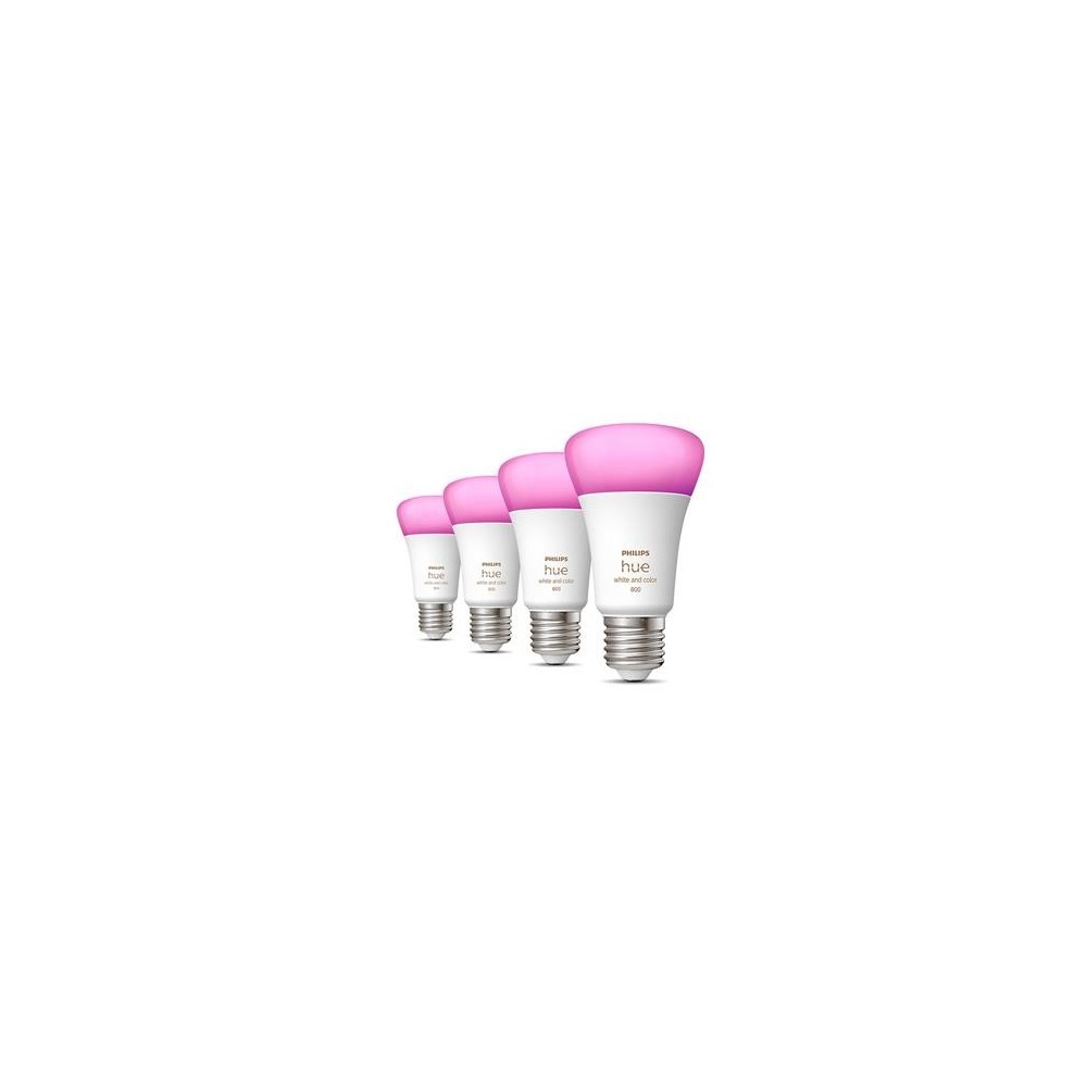 Philips Hue Colored 6.5W A60 E27 4pcs EUR Philips Hue Colored 6.5W A60 E27 4pcs EUR