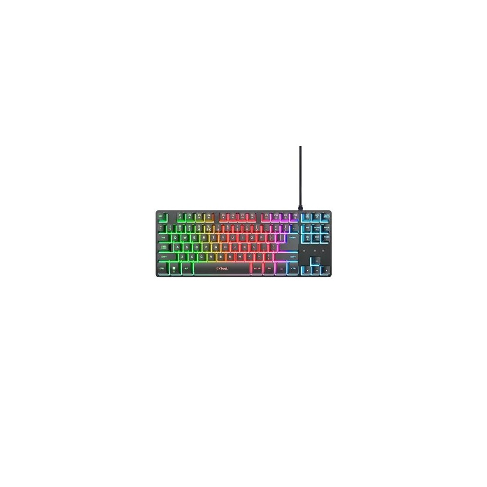 Klaviatuur Trust GXT 833 Thado TKL SWE, Must Klaviatuur Trust GXT 833 Thado TKL SWE, Must
