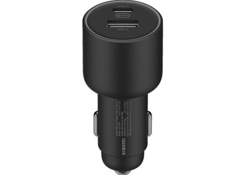 Xiaomi 67W Car Charger USB-A + Type-C Black