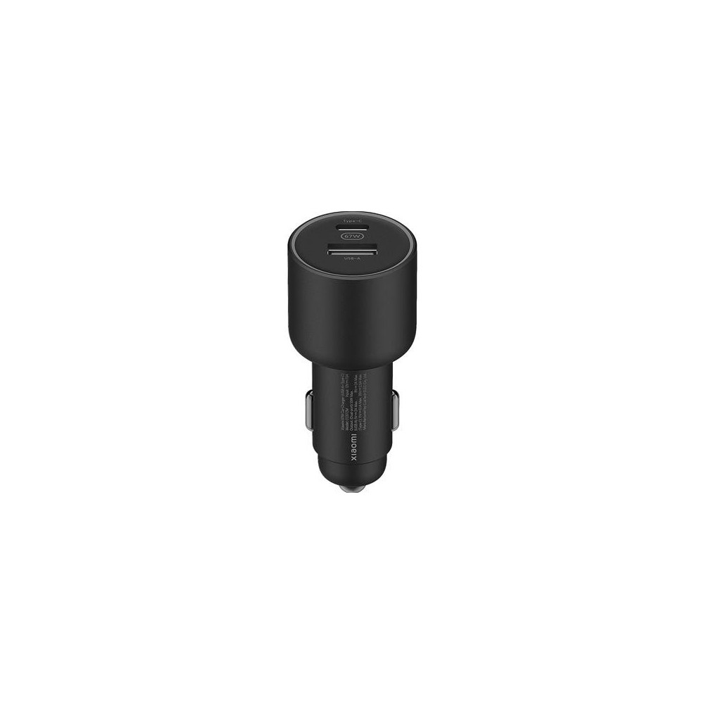 Xiaomi 67W Car Charger USB-A + Type-C Black