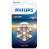Patarei Philips ZA312 1.4 V 6 tk Zinc Air PR41