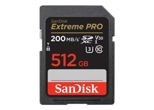 Mälukaart SanDisk SDHC 512GB Extreme PRO