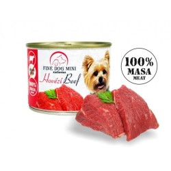 FINE DOG MINI EXCLUSIVE konserv veis 100% 15X200g