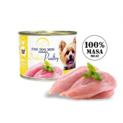 FINE DOG MINI EXCLUSIVE konserv linnulihaga  100% LIHA 15x200g