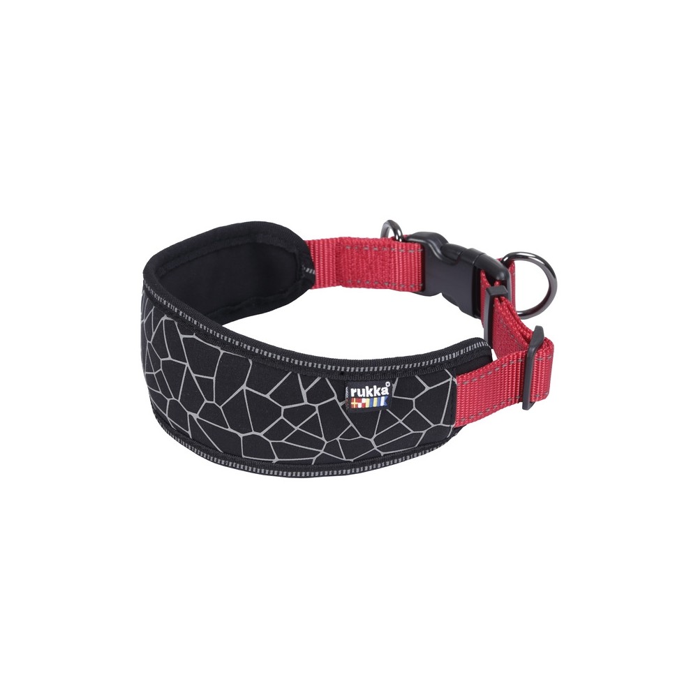 Rukka Cube kaelarihm S must-punane