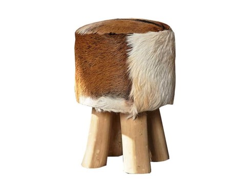 Tumba HIDE pruun, D30xH45 cm