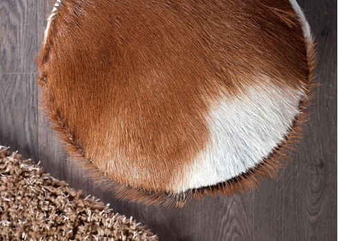 Tumba HIDE pruun, D30xH45 cm