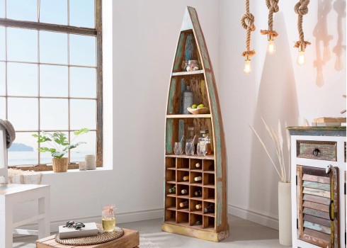 Veiniriiul JAKARTA pruun / värviline, 55x40xH190 cm