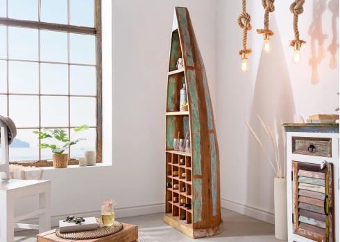 Veiniriiul JAKARTA pruun / värviline, 55x40xH190 cm