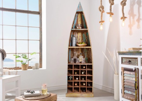 Veiniriiul JAKARTA pruun / värviline, 55x40xH190 cm