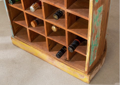 Veiniriiul JAKARTA pruun / värviline, 55x40xH190 cm