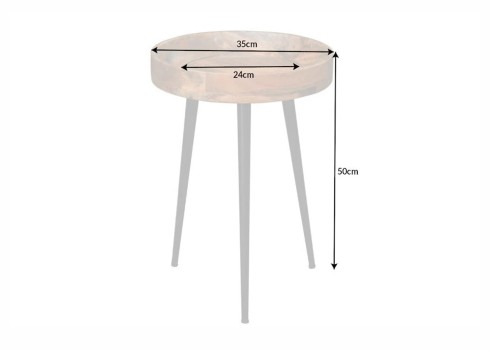 Abilaud PURE NATURE pruun, D35xH50 cm