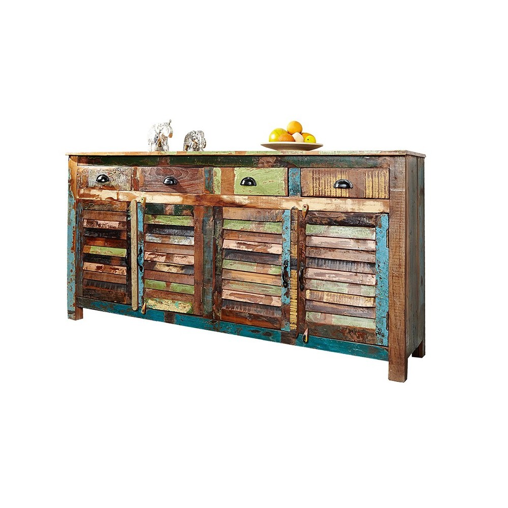 Kummut JAKARTA pruun / värviline, 160x45xH92 cm