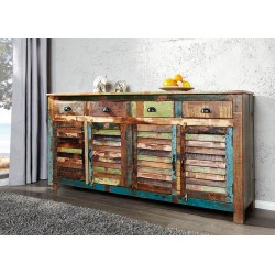 Kummut JAKARTA pruun / värviline, 160x45xH92 cm