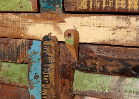 Kummut JAKARTA pruun / värviline, 160x45xH92 cm