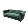 Diivan CHESTERFIELD roheline, 205x87xH73 cm