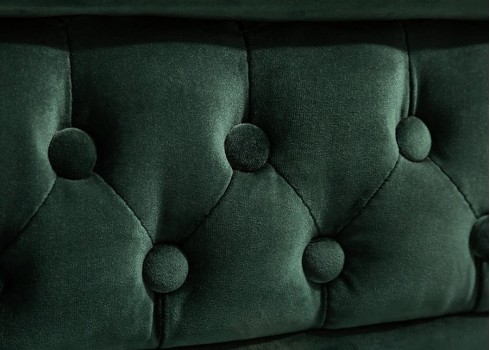 Diivan CHESTERFIELD roheline, 205x87xH73 cm