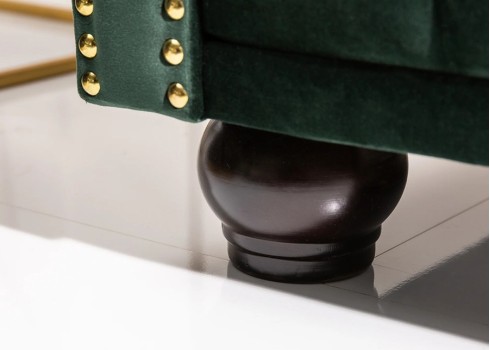 Diivan CHESTERFIELD roheline, 205x87xH73 cm