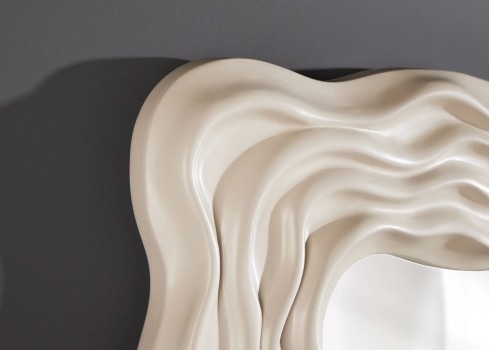 Peegel WAVE beež, 90x6xH90 cm