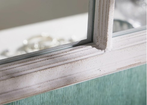 Seinapeegel CASTILLO valge, 70x3xH100 cm