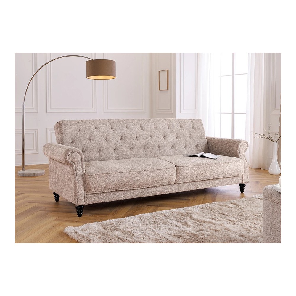 Diivanvoodi MAISON BELLE beež, 220x120xH85 cm