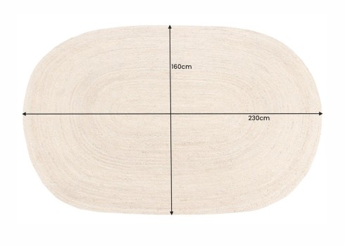 Vaip PURE NATURE naturaalne, 160x230 cm