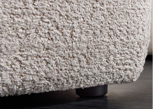 Tumba ROYAL beež buklee, 118x60xH44 cm