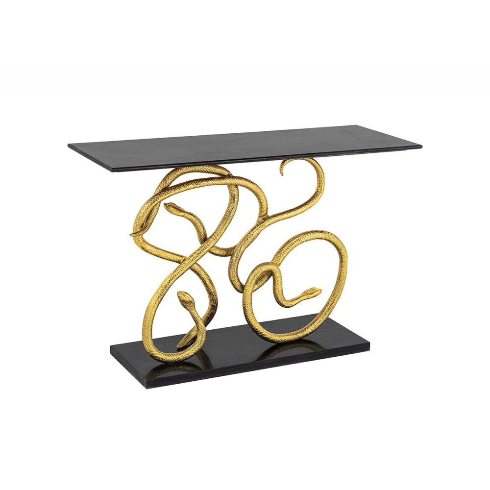 Konsoollaud SNAKE kuldne / must, 115x41xH79 cm Konsoollaud SNAKE kuldne / must, 115x41xH79 cm