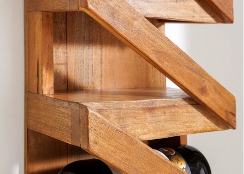 Veiniriiul MAKASSAR tiikpuu, 24x14xH80 cm