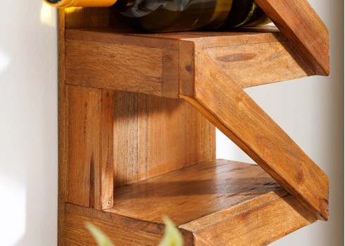 Veiniriiul MAKASSAR tiikpuu, 24x14xH80 cm