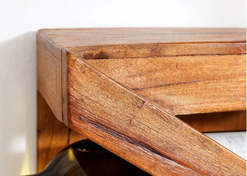 Veiniriiul MAKASSAR tiikpuu, 24x14xH80 cm