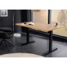 Elektriliselt reguleeritav kirjutuslaud OAK tamm / must, 120x80xH72-117 cm Elektriliselt reguleeritav kirjutuslaud OAK tamm / must, 120x80xH72-117 cm