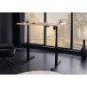 Elektriliselt reguleeritav kirjutuslaud OAK tamm / must, 120x80xH72-117 cm Elektriliselt reguleeritav kirjutuslaud OAK tamm / must, 120x80xH72-117 cm