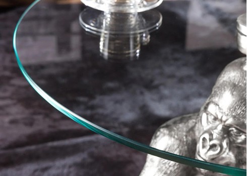 Diivanilaud KONG hõbedane, D60xH43 cm