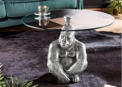 Diivanilaud KONG hõbedane, D60xH43 cm