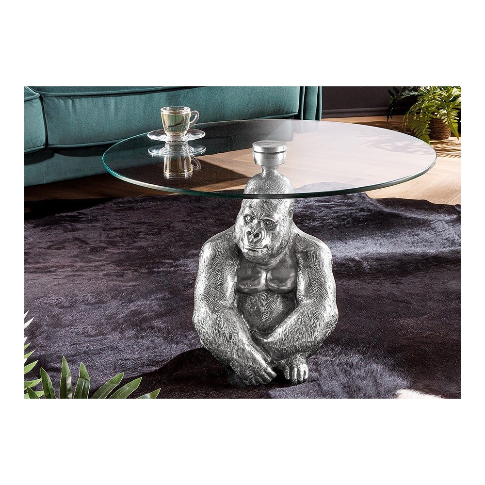 Diivanilaud KONG hõbedane, D60xH43 cm