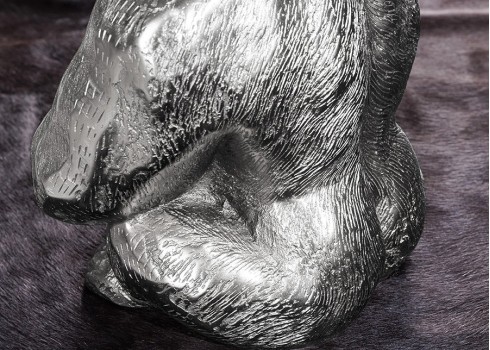 Diivanilaud KONG hõbedane, D60xH43 cm