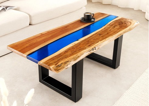 Diivanilaud LIQUID akaatsia / sinine, 110x50xH45 cm