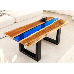 Diivanilaud LIQUID akaatsia / sinine, 110x50xH45 cm