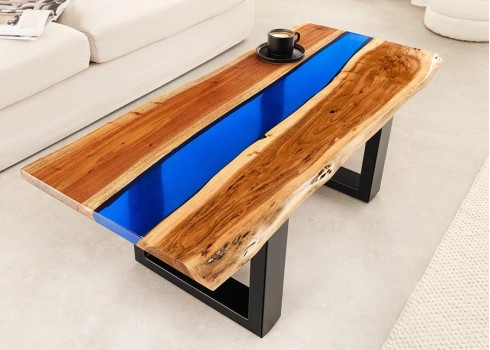 Diivanilaud LIQUID akaatsia / sinine, 110x50xH45 cm